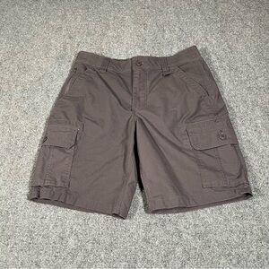 Lucky Brand Cargo Shorts Men’s Size 32 Gray Hiking Activewear Outdoor Gorpcore